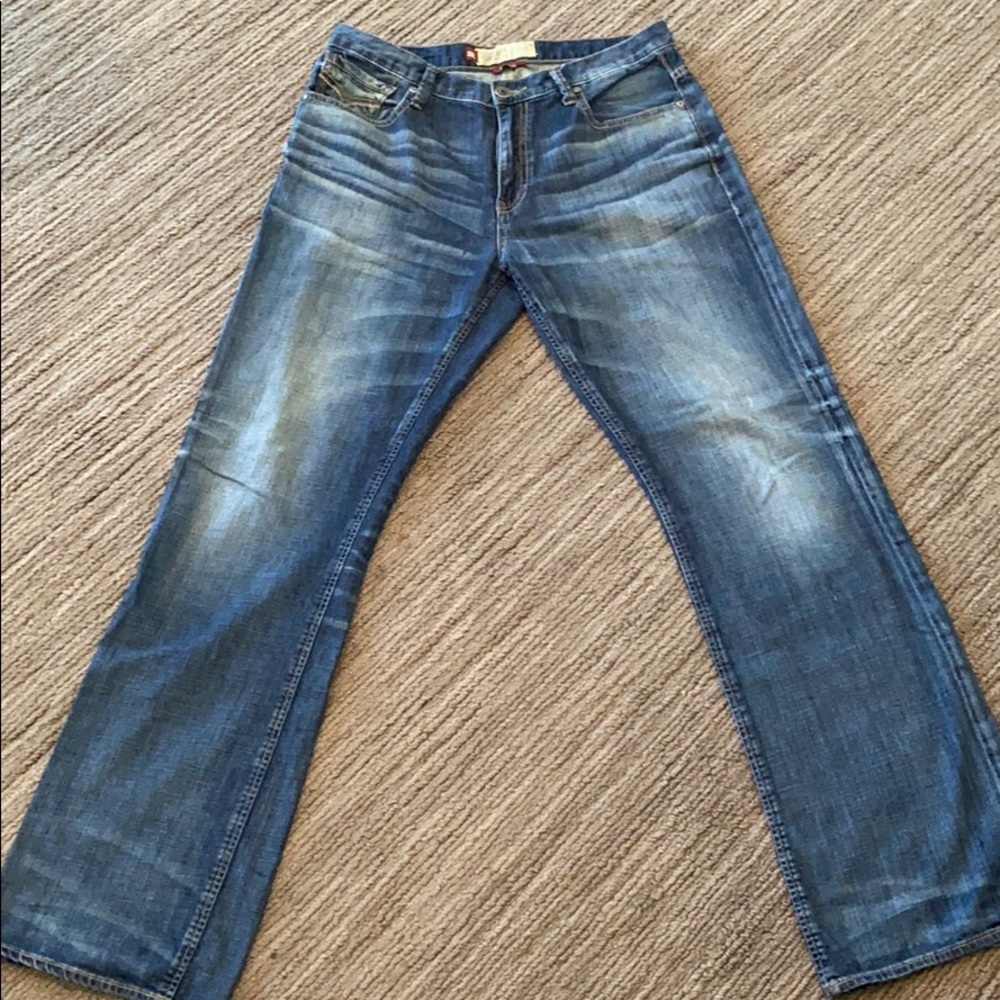 Men’s Buckle Vintage Welder Denim Jeans